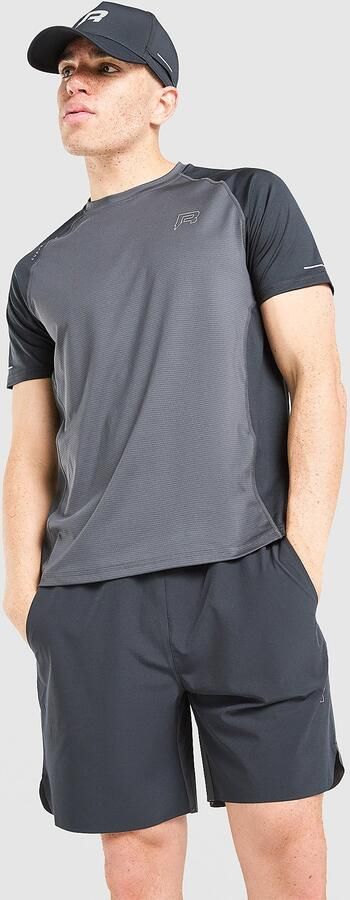 Reprimo Curve T-Shirt Zwart- Heren Zwart