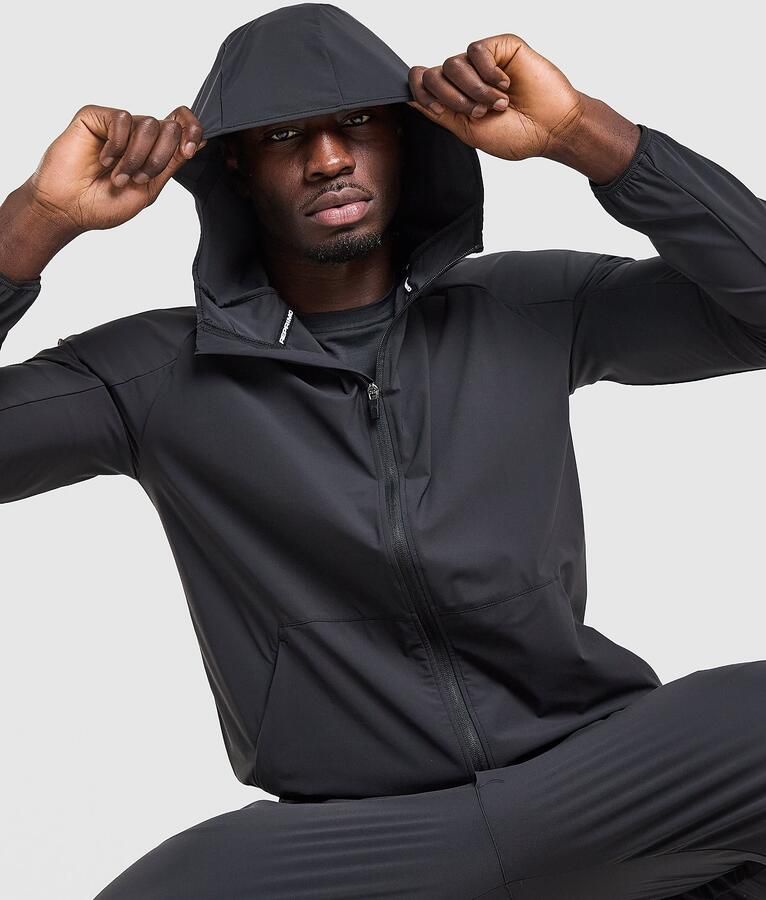 Reprimo Echo Woven Jacket Zwart- Heren Zwart