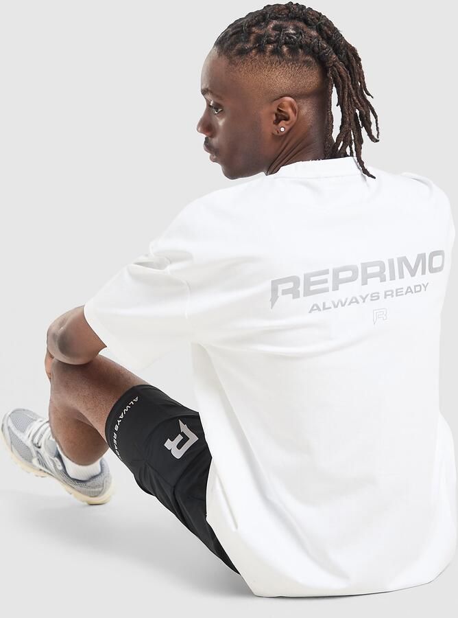 Reprimo Run Collective T-Shirt Wit- Heren Wit