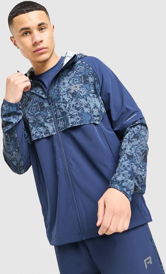 Reprimo Shibori Jacket Blauw- Heren Blauw