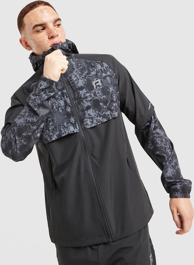 Reprimo Shibori Jacket Zwart- Heren Zwart
