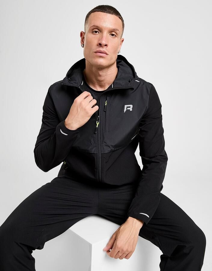 Reprimo Summit Windbreaker Jacket Zwart- Heren Zwart