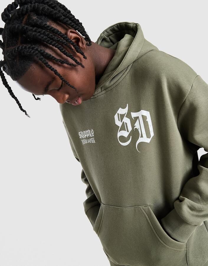 Supply & De d Archer Hoodie Junior Groen Kind Groen