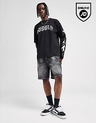 Supply & Demand Armas Shorts Denim- Heren Denim