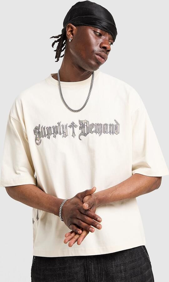 Supply & Demand Atomic T-Shirt Grijs- Heren Grijs