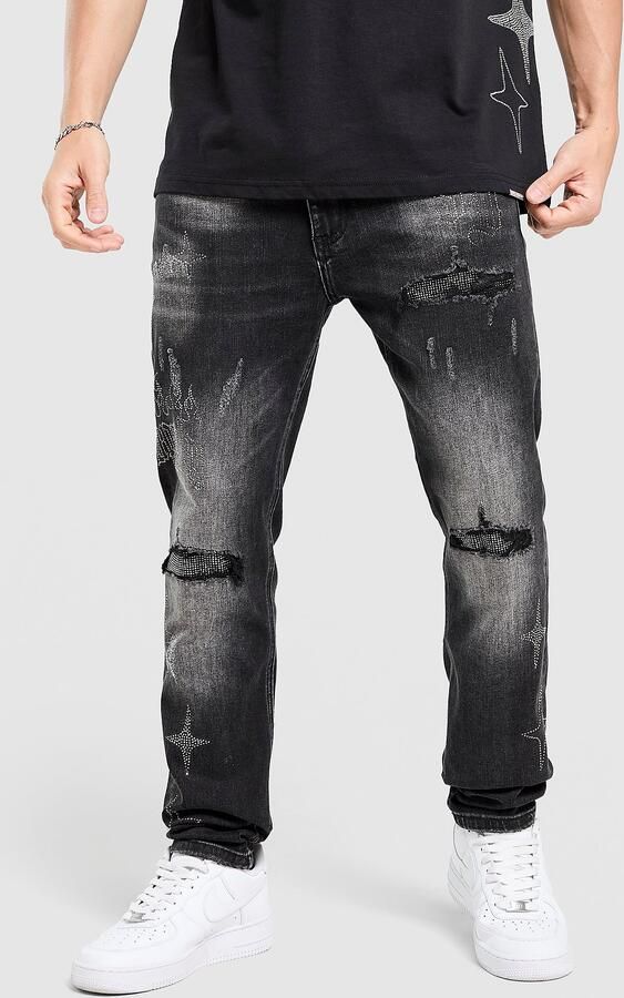 Supply & Demand Aver Jeans Zwart- Heren Zwart