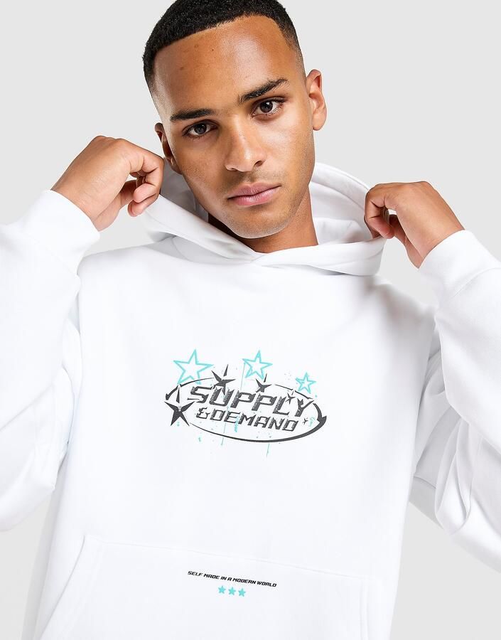 Supply & Demand Brooklyn Hoodie Wit- Heren Wit