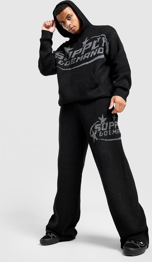 Supply & Demand Fragment Knit Joggers Zwart- Heren Zwart