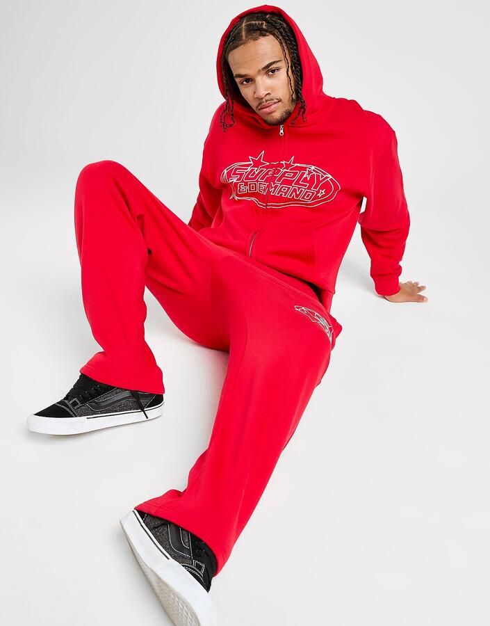 Supply & Demand Fragment Tracksuit Rood- Heren Rood