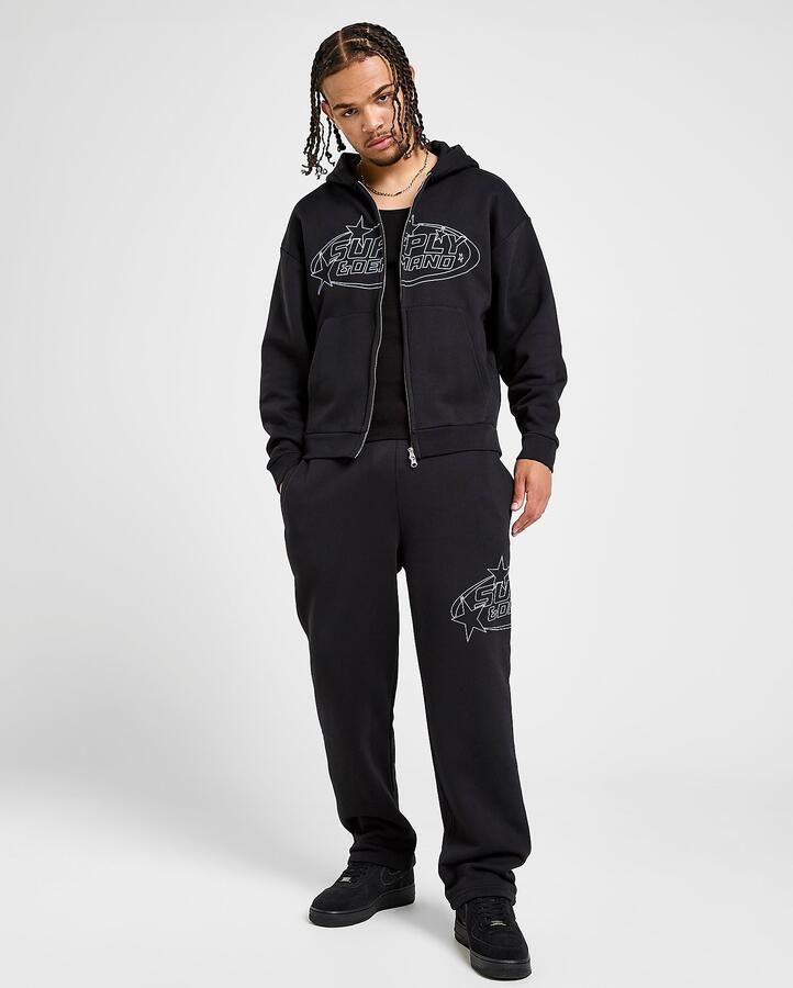 Supply & Demand Fragment Tracksuit Zwart- Heren Zwart