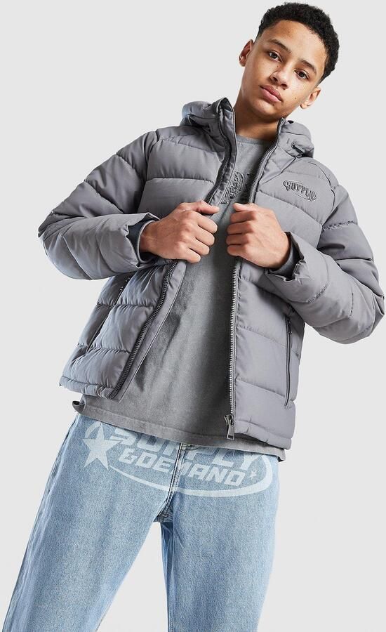Supply & De d Hydro Padded Jacket Junior Grijs Kind Grijs