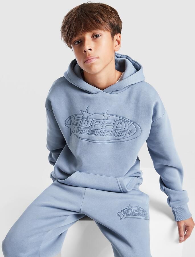 Supply & De d Kenzor Overhead Hoodie Junior Blauw Kind Blauw