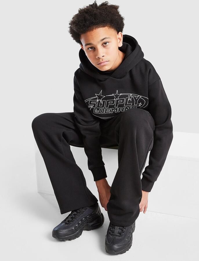Supply & De d Kenzor Overhead Hoodie Junior Zwart Kind Zwart