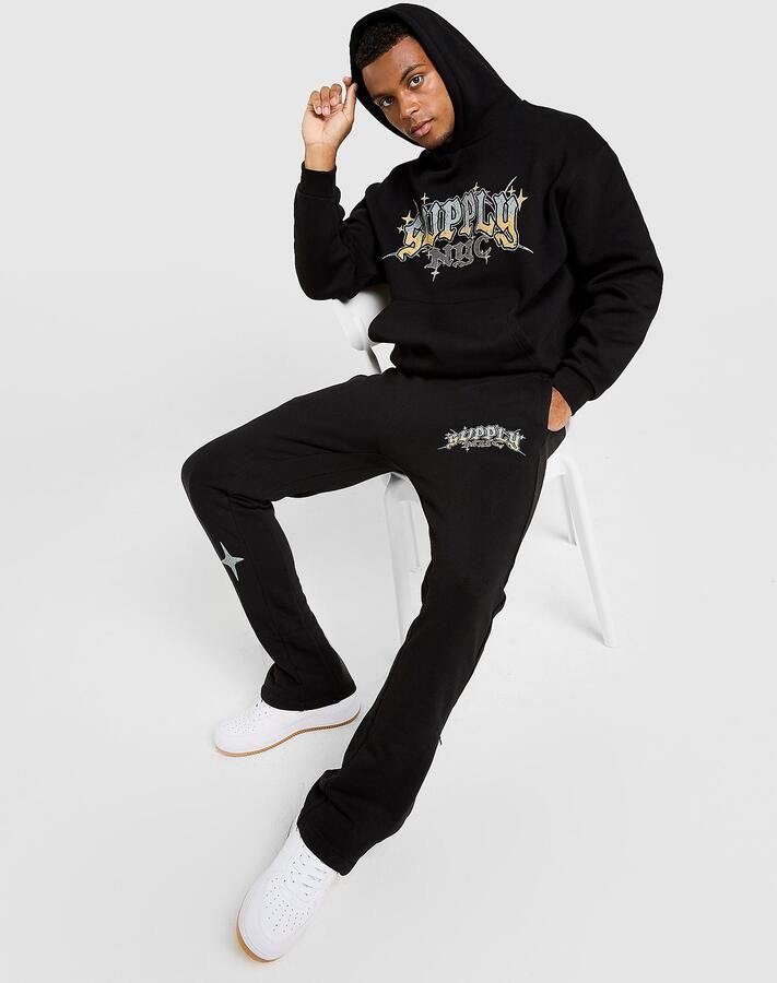 Supply & Demand Mega Joggers Zwart- Heren Zwart