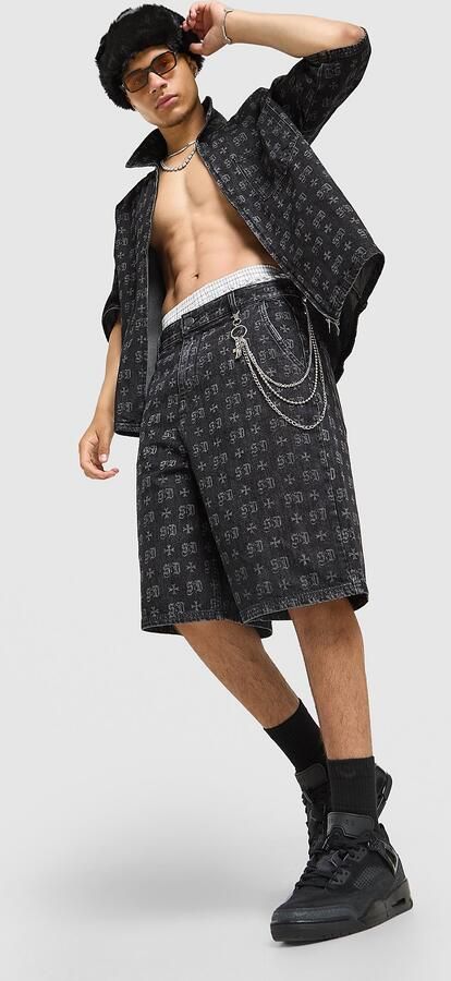 Supply & Demand Mill Shorts Zwart- Heren Zwart