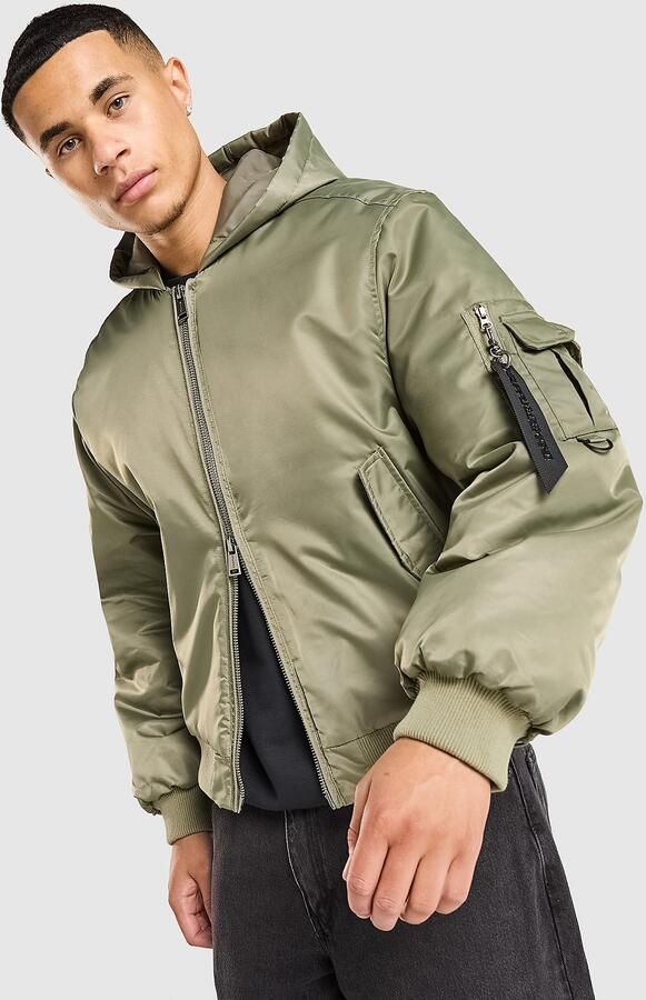 Supply & Demand River Bomber Jacket Groen- Heren Groen