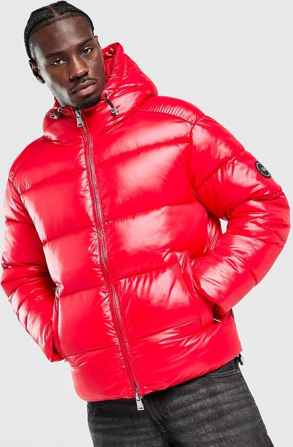 Supply & Demand Shiner Padded Jacket Rood- Heren Rood