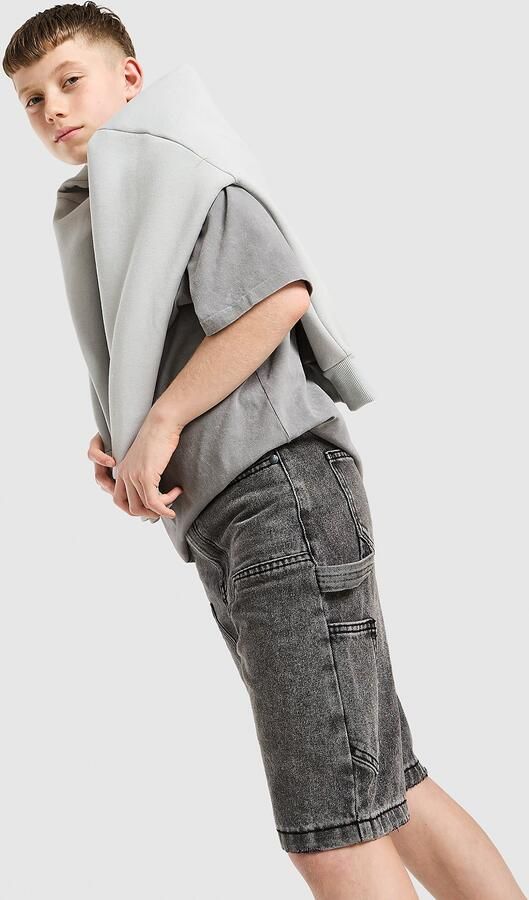 Supply & De d Tibor Denim Shorts Junior Zwart Kind Zwart