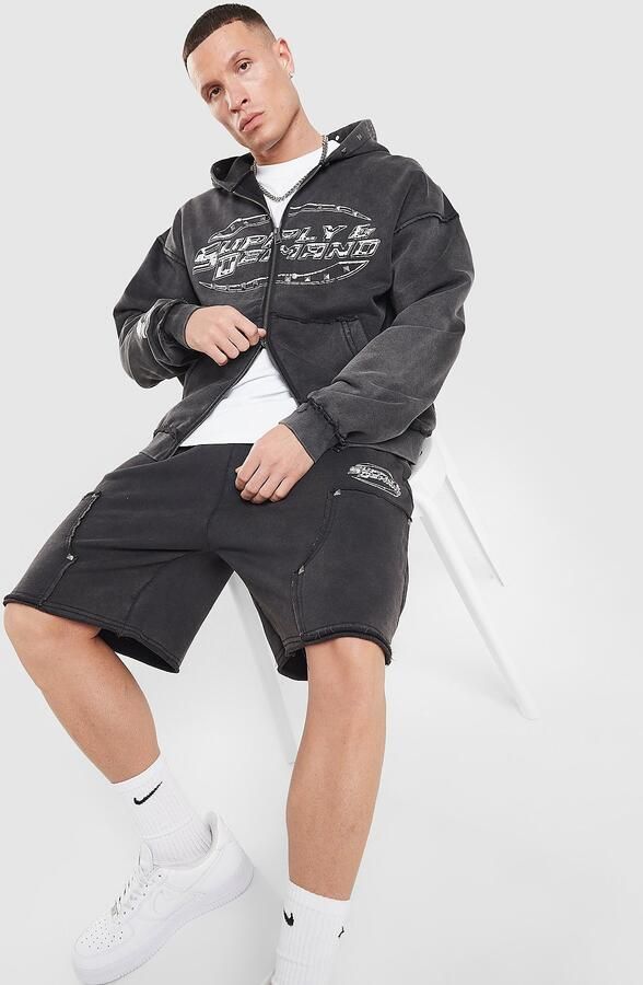 Supply & Demand Tuscan Shorts Zwart- Heren Zwart