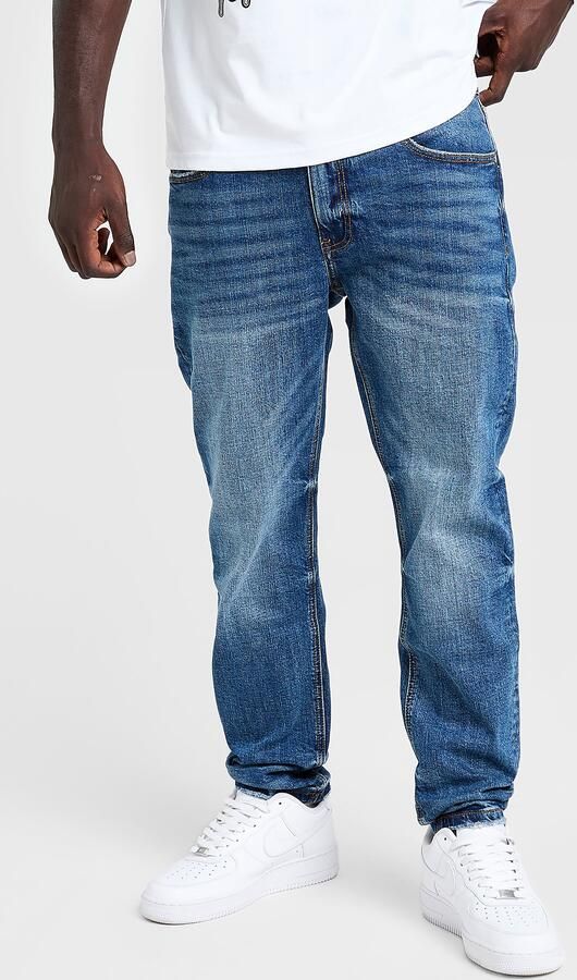 Supply & Demand Washed Core Slim Jeans Blauw- Heren Blauw