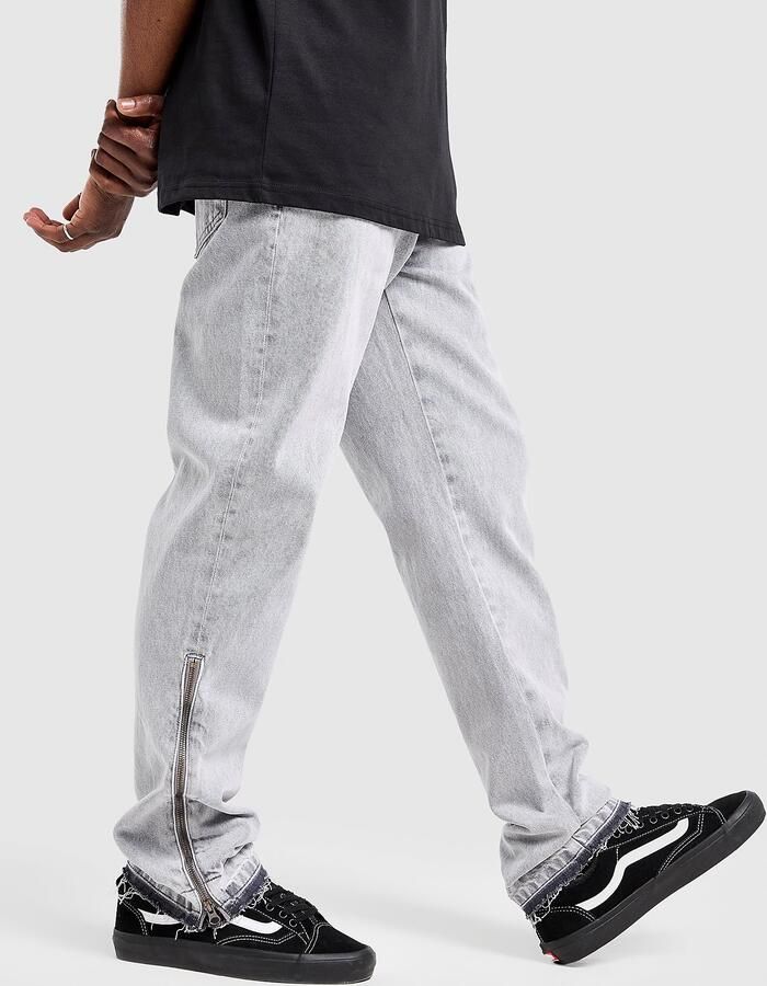 Supply & Demand Zipper Jeans Grijs- Heren Grijs