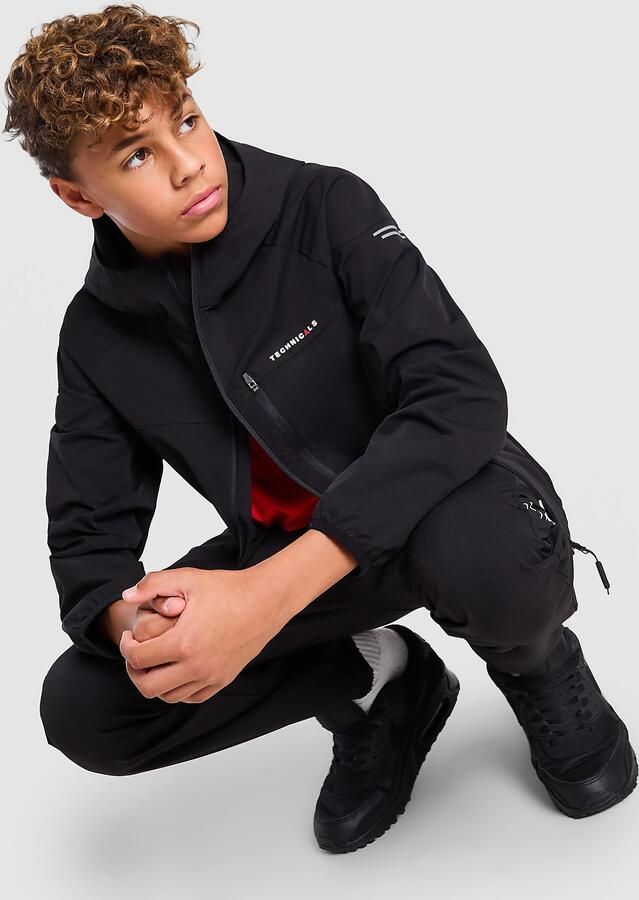 Technicals Become Jacket Junior Zwart Kind Zwart