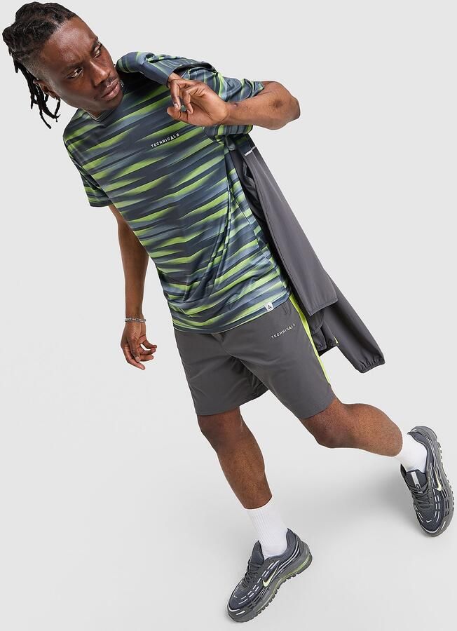 Technicals Cent T-Shirt Groen- Heren Groen