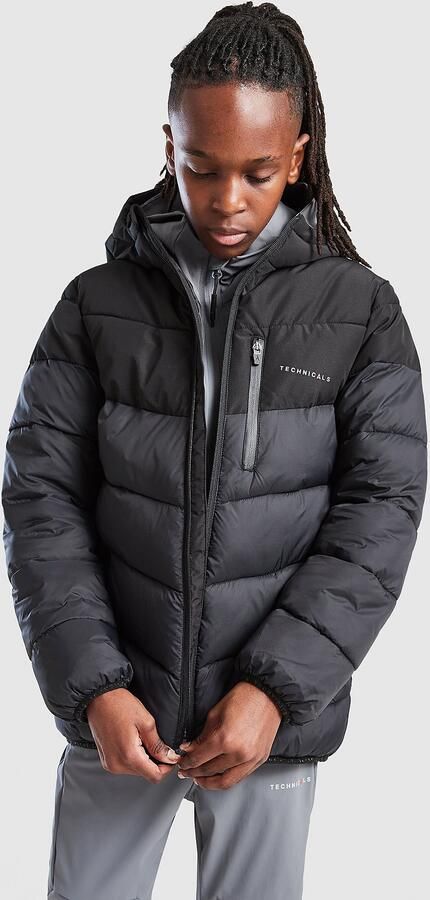 Technicals Dino 2.0 Jacket Junior Zwart Kind Zwart