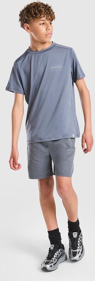 Technicals Mellizo T-Shirt Shorts Set Junior Grijs