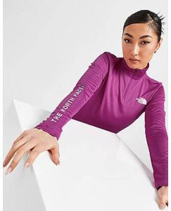 The North Face Box 1 4 Zip Top Purple- Dames