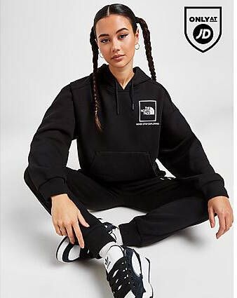 The North Face Box Hoodie Black- Dames