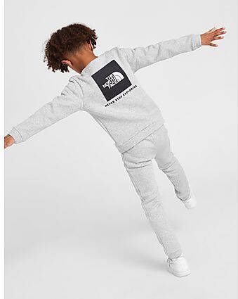 The North Face Box Logo Crew Tracksuit Chidren Grey Kind