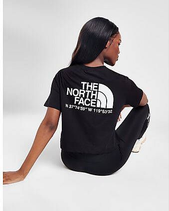 The North Face Coordinates Crop T-Shirt Black- Dames