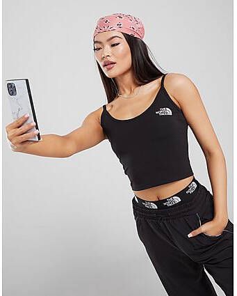 The North Face Crop Tank Top Black- Dames