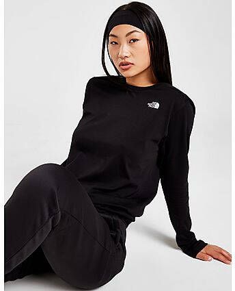 The North Face Dome Long Sleeve T-Shirt Black- Dames