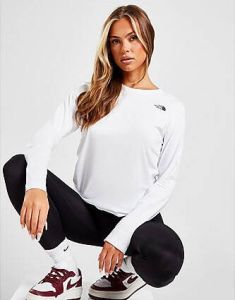 The North Face Dome Long Sleeve T-Shirt White Dames