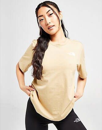 The North Face Simple Dome T-Shirt Dames Brown- Dames