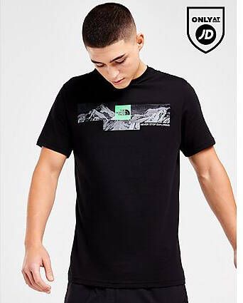 The North Face Front Mountain T-Shirt Black- Heren