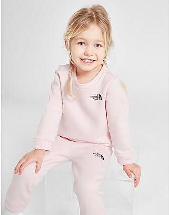 The North Face ' Box Logo Crew Tracksuit Infant Pink Kind