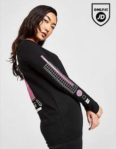 The North Face Graphic Long Sleeve T-Shirt Black Dames