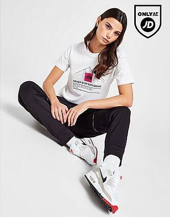 The North Face Mountain Graphic T-Shirt White- Dames