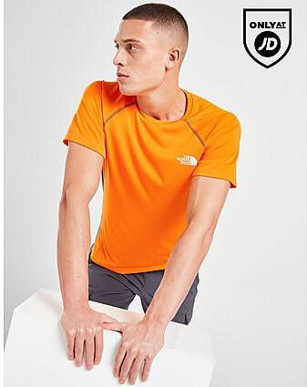 The North Face Performance Tech T-Shirt Orange- Heren