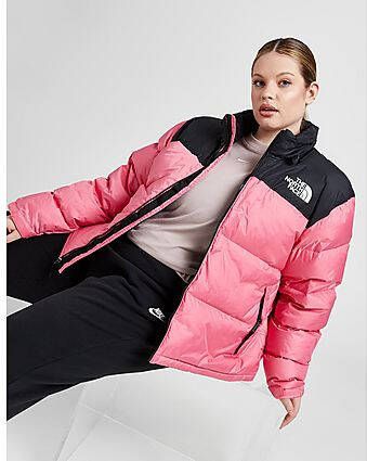 The North Face Plus Size 1996 Nuptse Jacket Pink- Dames