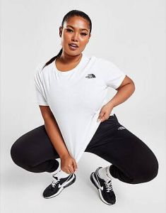 The North Face Plus Size Simple Dome T-Shirt White- Dames