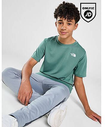 The North Face Reaxion Poly T-Shirt Junior Green