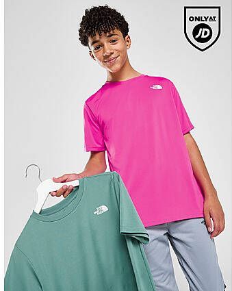 The North Face Reaxion Poly T-Shirt Junior Pink