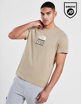 The North Face Small Logo T-Shirt Beige- Heren