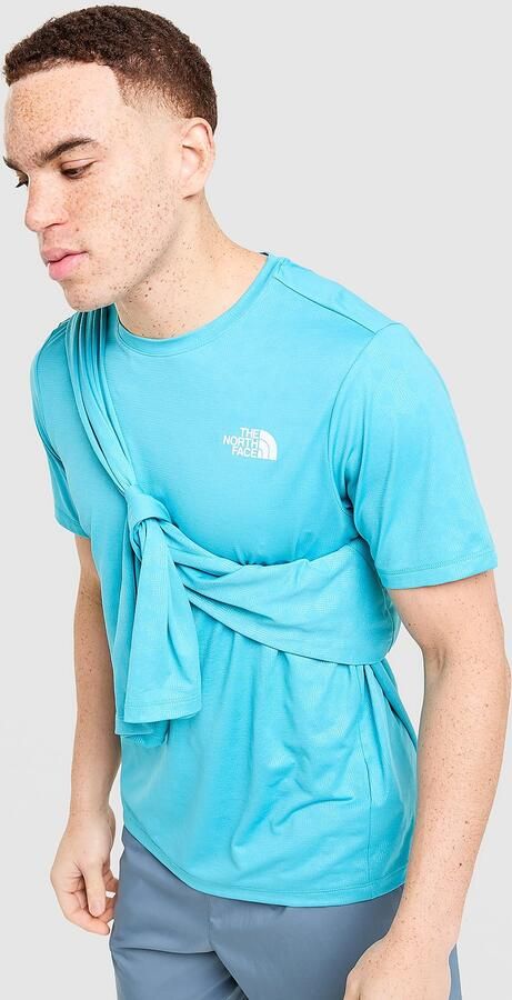 The North Face 24 7 Embossed T-Shirt Blauw- Heren Blauw