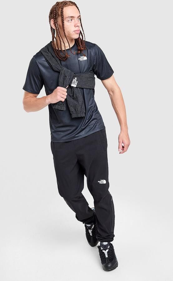 The North Face 24 7 Grid T-Shirt Zwart- Heren Zwart