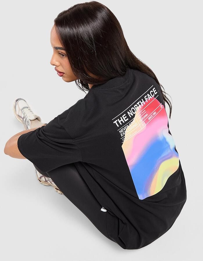 The North Face California Boyfriend T-Shirt Zwart- Dames Zwart